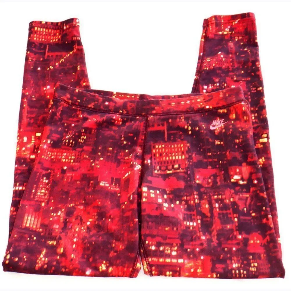 Nike HOT night city lights athletic pants